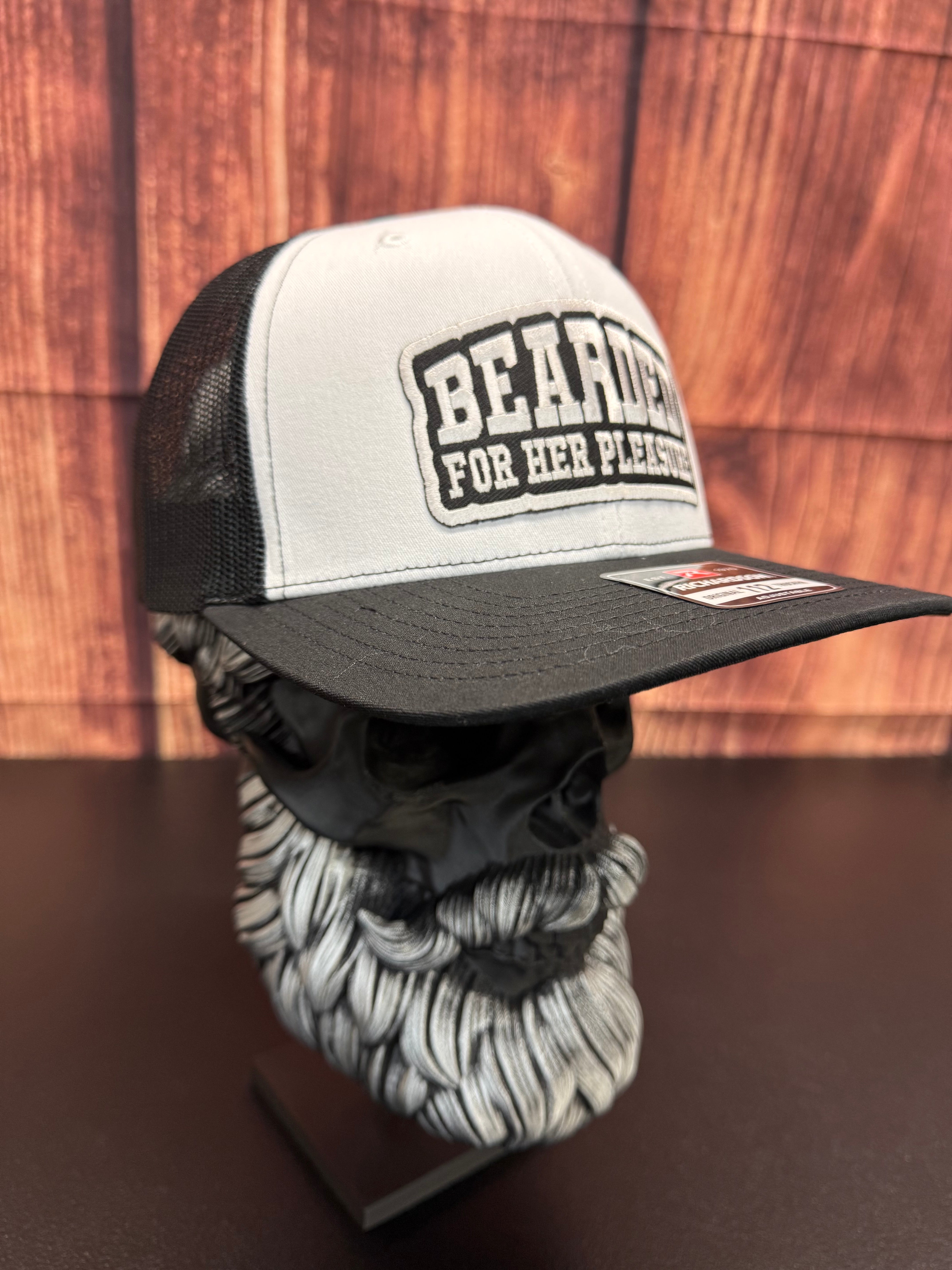 Bearded For HER Pleasure Richardson Trucker Hat For Beard  Guys