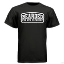 Bearded For Her Pleasure Hanes T Shirt BLACK - FRONT