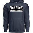 Bearded For Her Pleasure Hoodie NAVY - FRONT