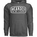 Bearded For Her Pleasure Hoodie CHARCOAL - FRONT