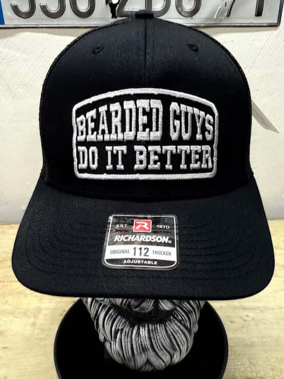 Bearded Guys Do It Better Funny Trucker Hat