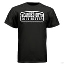 Bearded Guys Do It Better Hanes Tee Shirt BLACK - FRONT