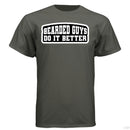 Bearded Guys Do It Better Hanes Tee Shirt SMOKE GRAY - FRONT