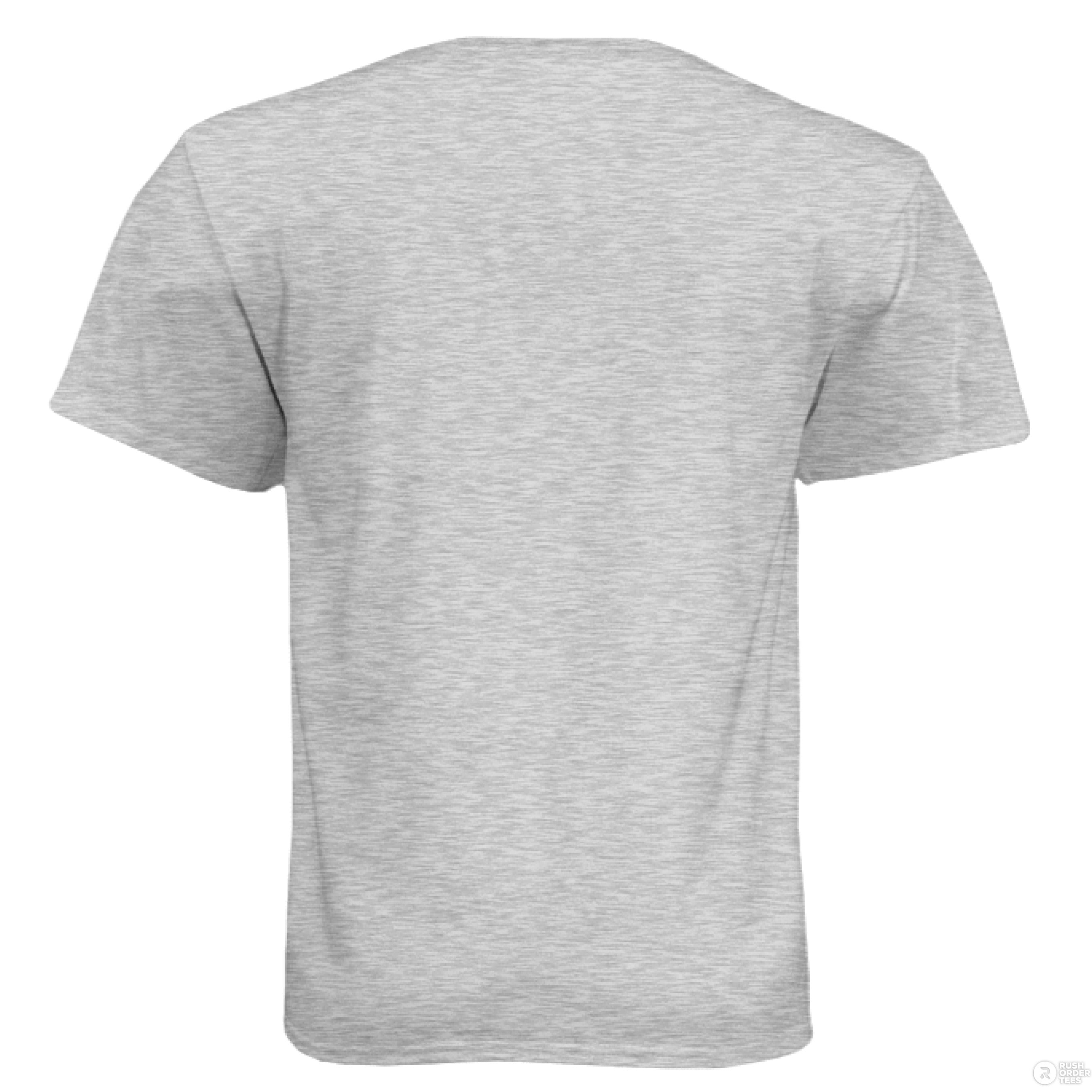 Bearded King Skull Hanes Tee Shirt ASH - BACK