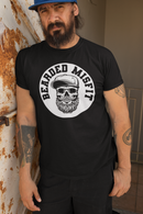 Bearded Misfit Skull Tee Shirt Bearded Misfit Bearded Skull Art Tee