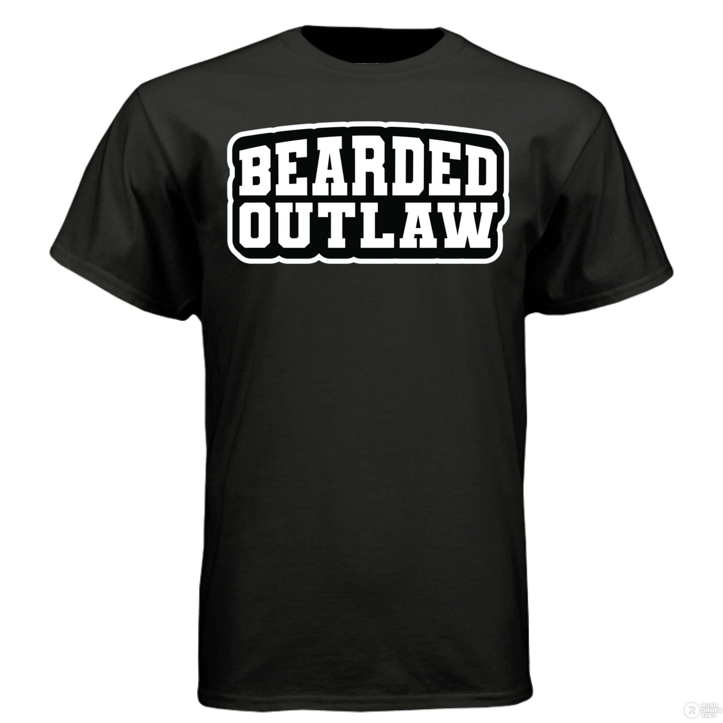 Bearded Outlaw Ride Wild Live Free Hanes Tee Shirt