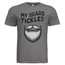 Bearded Playful Hand-Drawn Beard Humor Illustration Design DARK GREY - FRONT