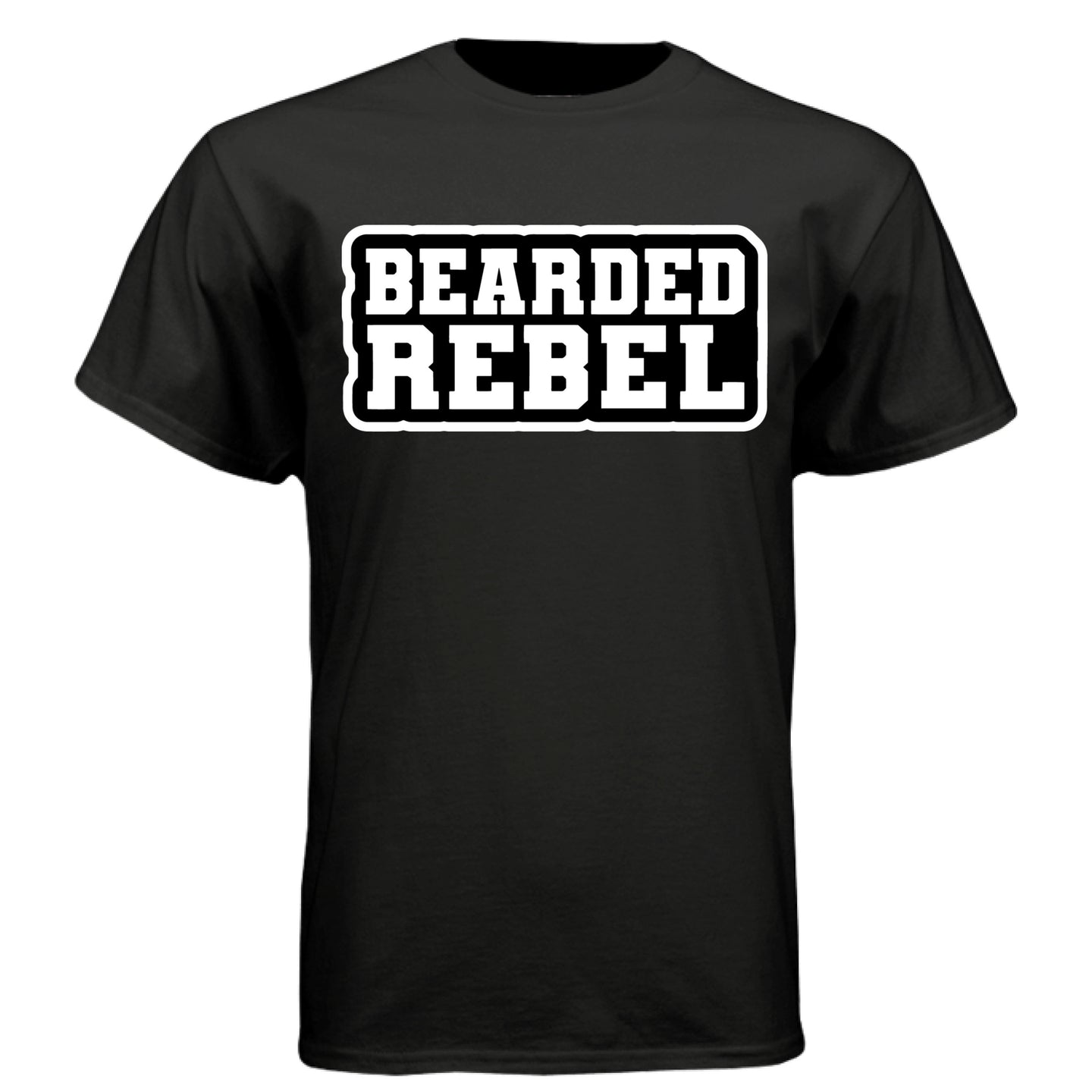 Bearded Rebel Tee Shirt for Confident and Independent Style