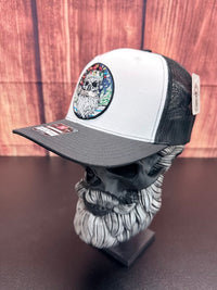 Bearded Santa Skull Holiday Beardmas Edition Richardson Hat