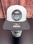 Bearded Santa Skull Holiday Beardmas Edition Richardson Hat