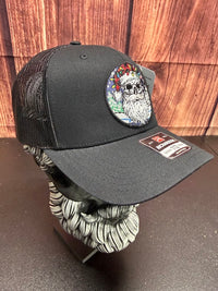 Bearded Santa Skull Holiday Beardmas Edition Richardson Hat