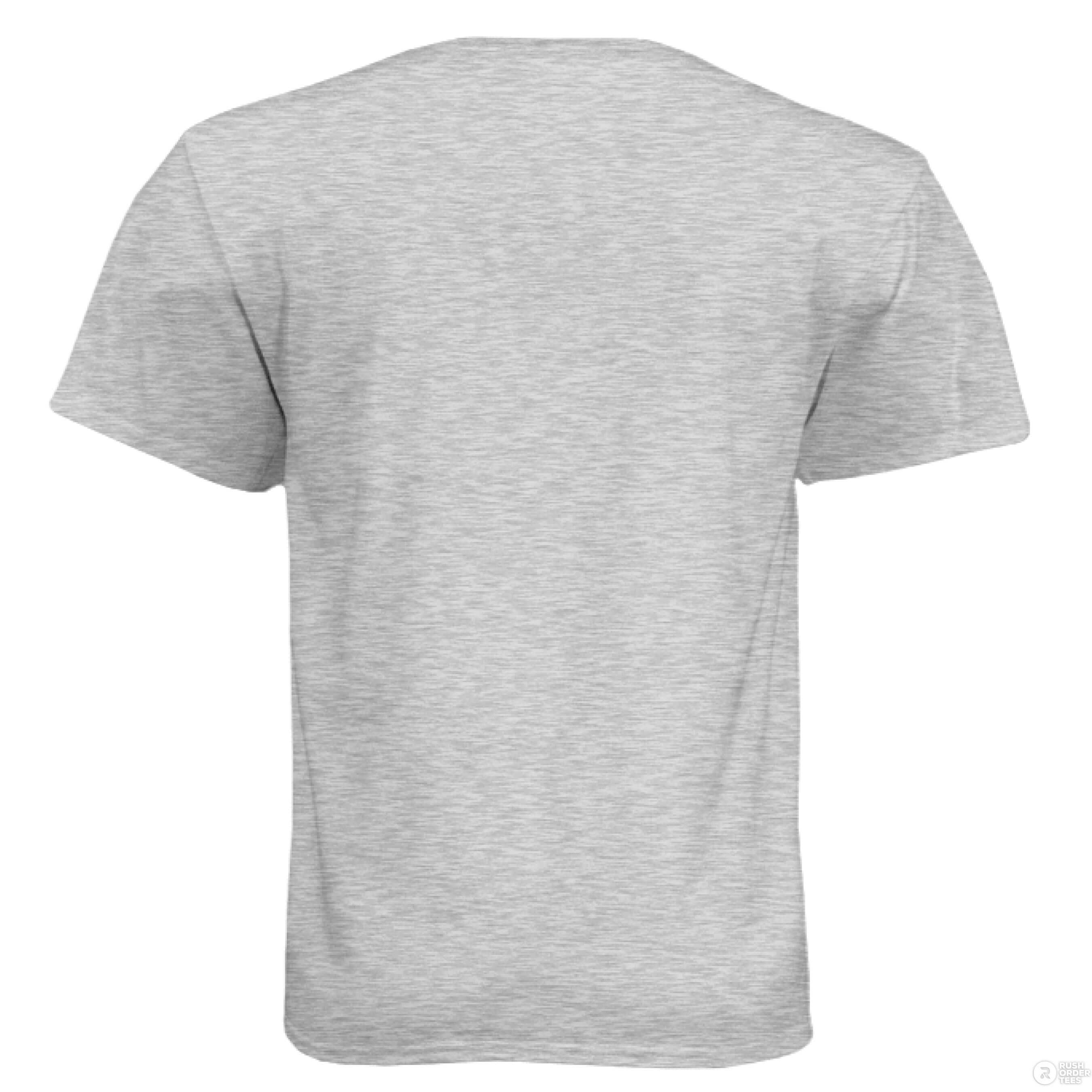 Bearded Skull Cowboy Hanes Tee Shirt ASH - BACK