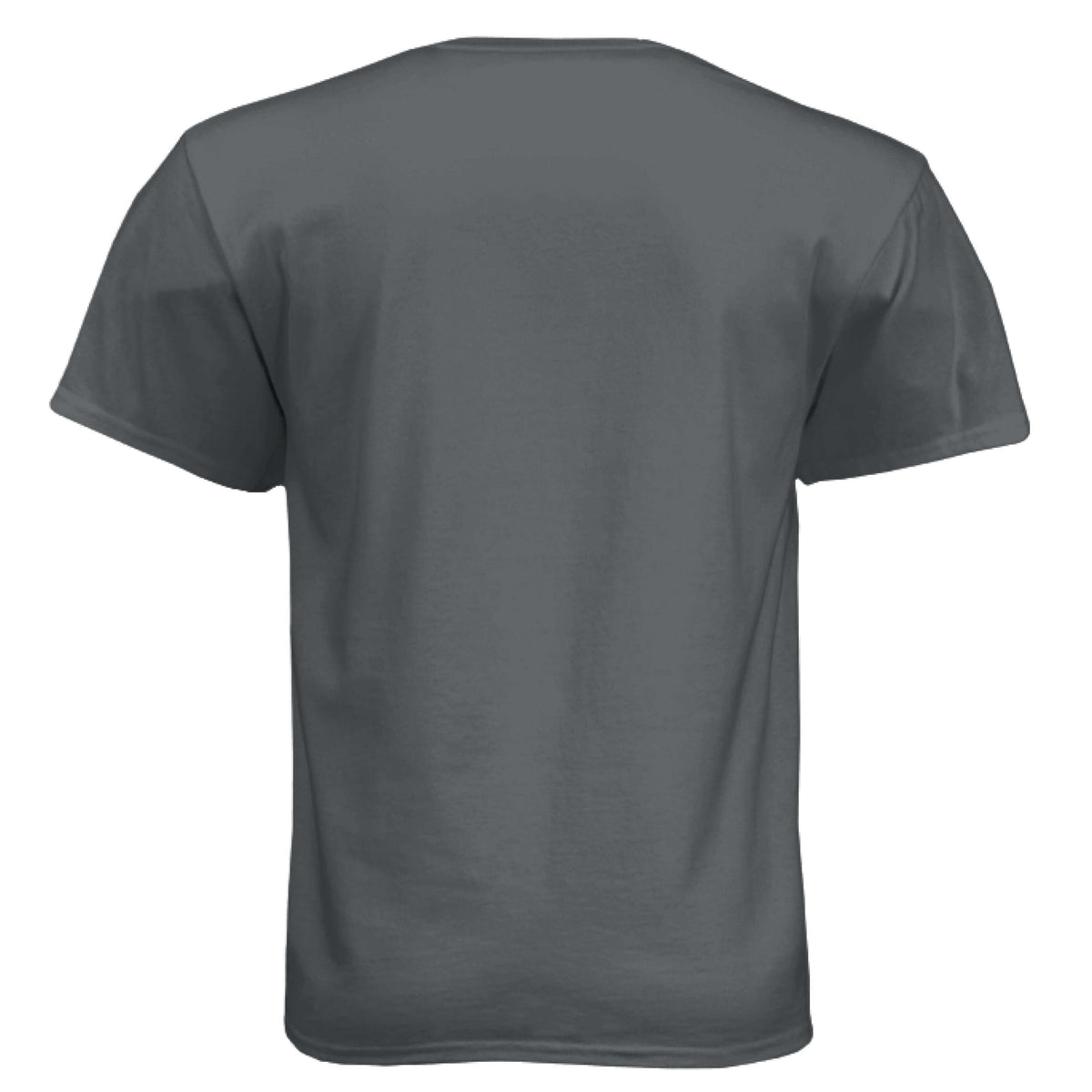 Bearded Skull Mechanic Hanes Tee Shirt Great For Bearded Gearheads CHARCOAL HEATHER - BACK