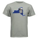 Bearded Skull New York Shirt Bearded Skull Empire State Tee for Men Stonewashed Green - FRONT