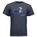 Bearded Skull New York Shirt Bearded Skull Empire State Tee for Men Athletic Navy - FRONT