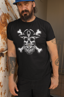 Bearded Skull Pirate Tee Shirt – For the Bold & Bearded Buccaneer