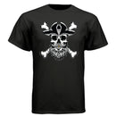 Bearded Skull Pirate Tee Shirt – For the Bold & Bearded Buccaneer  BLACK - FRONT