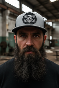 Bearded Skull Weightlifting Workout Richardson Trucker Hat