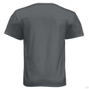 Bearded USA Flag Hanes Tee Shirt CHARCOAL HEATHER - BACK