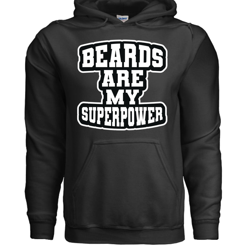 Beards Are My Superpower Beard Pride Hoodie for Bearded Heroes