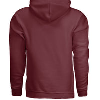 Beards & Whiskey Make Me Frisky Ladies Gildan Hoodie GARNET - BACK
