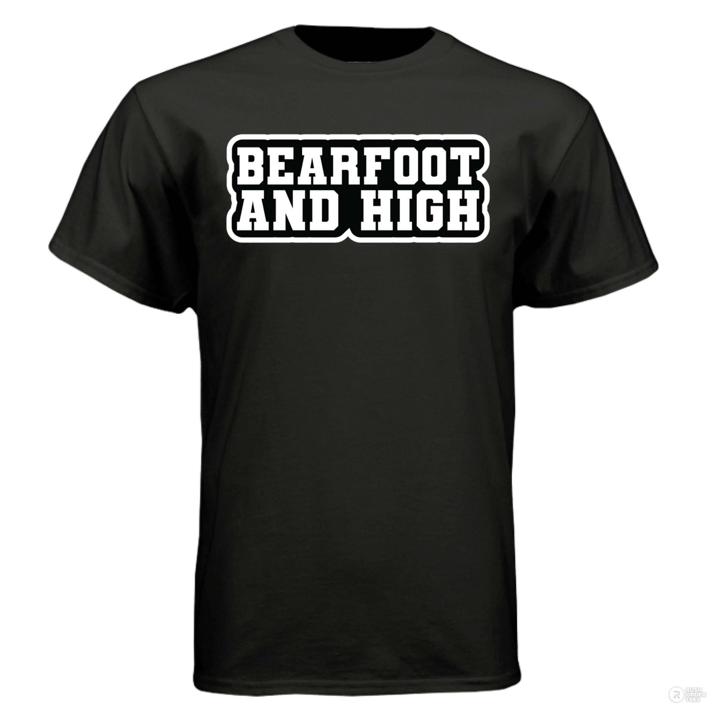 Bearfoot And High Funny Chill Vibes Hanes Tee Shirt
