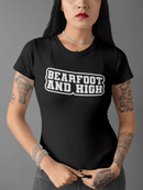Bearfoot and High Ladies Bella Tee Shirt
