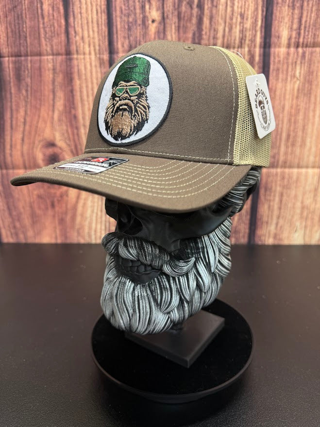 Bigfoot Beard Guy Trucker Hat - Statement Cap for Outdoor Yeti Enthusiasts