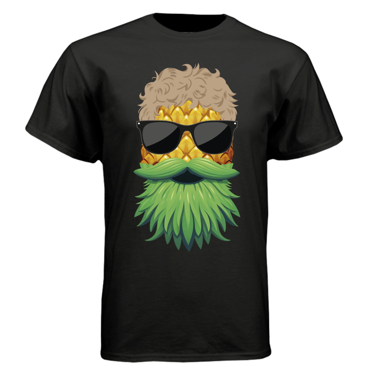 Upside Down Bearded Pineapple T Shirt Play Good With Others Bearded