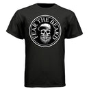 Fear The Beard Hanes Tee Shirt Perfect Gift for Beard Lovers BLACK - FRONT