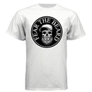 Fear The Beard Hanes Tee Shirt Perfect Gift for Beard Lovers WHITE - FRONT