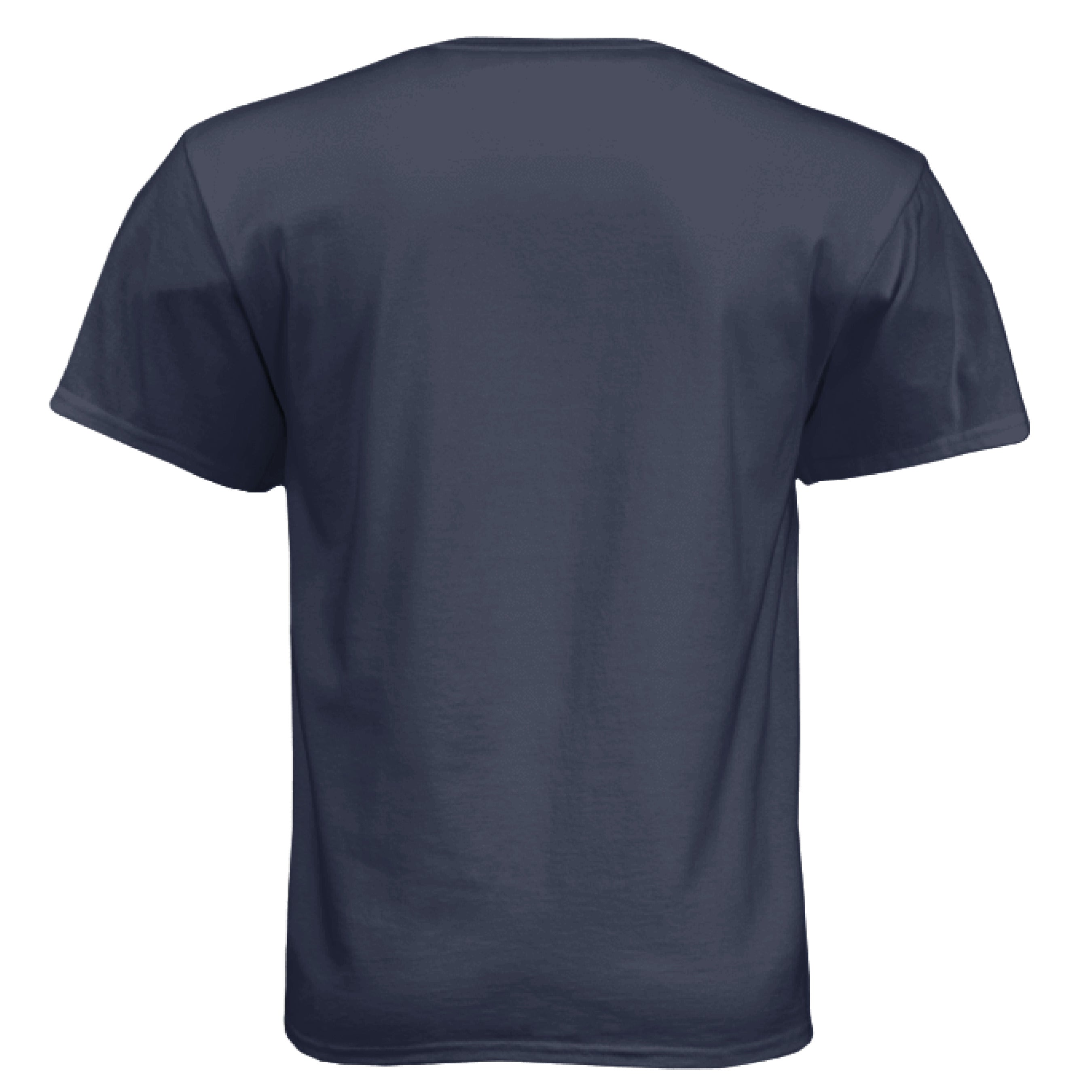 Fuck Around And Find Out Beard Skull T Shirt Blue- BACK