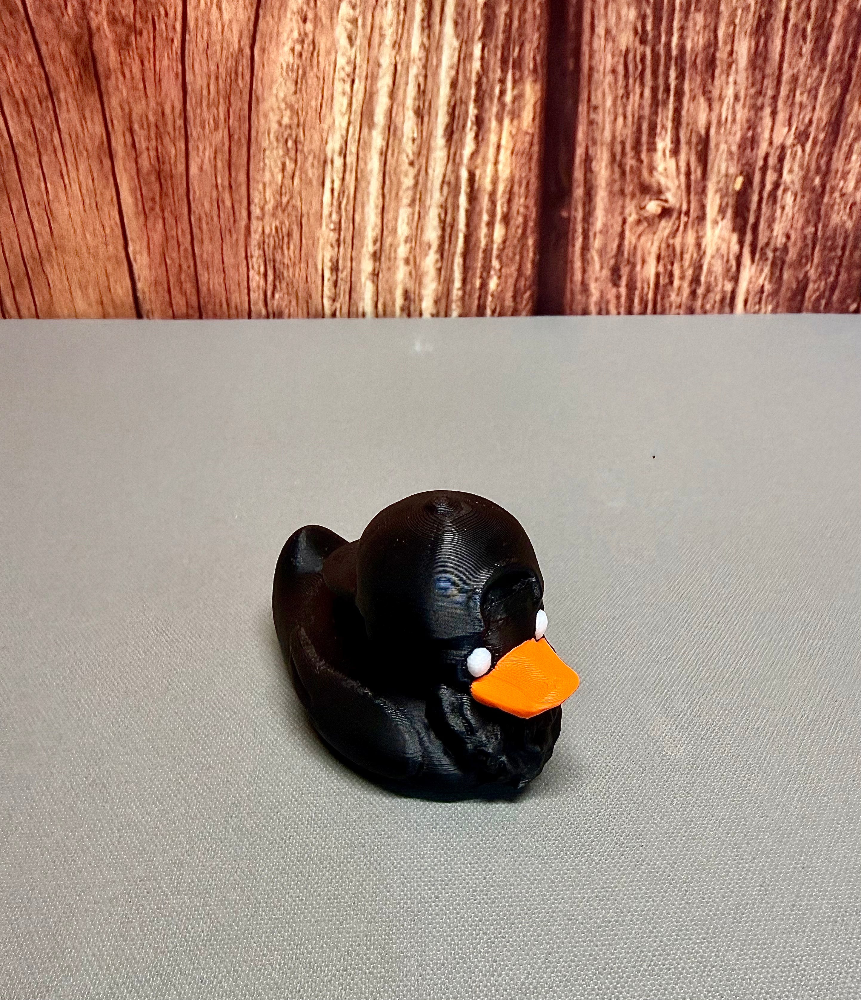 Bearded Duck – 3D Printed Plastic Collectible Rubber Duck