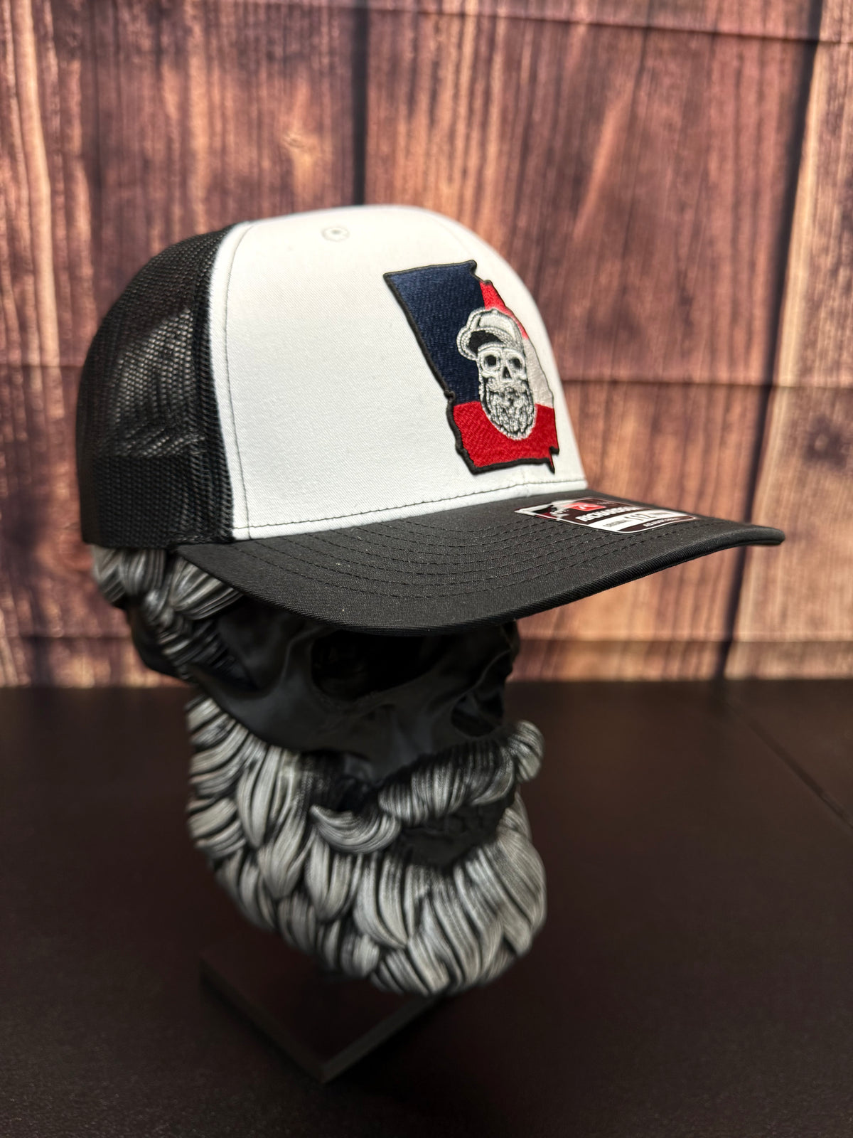 Georgia Beard Skull State Richardson Hat For The GA Guys