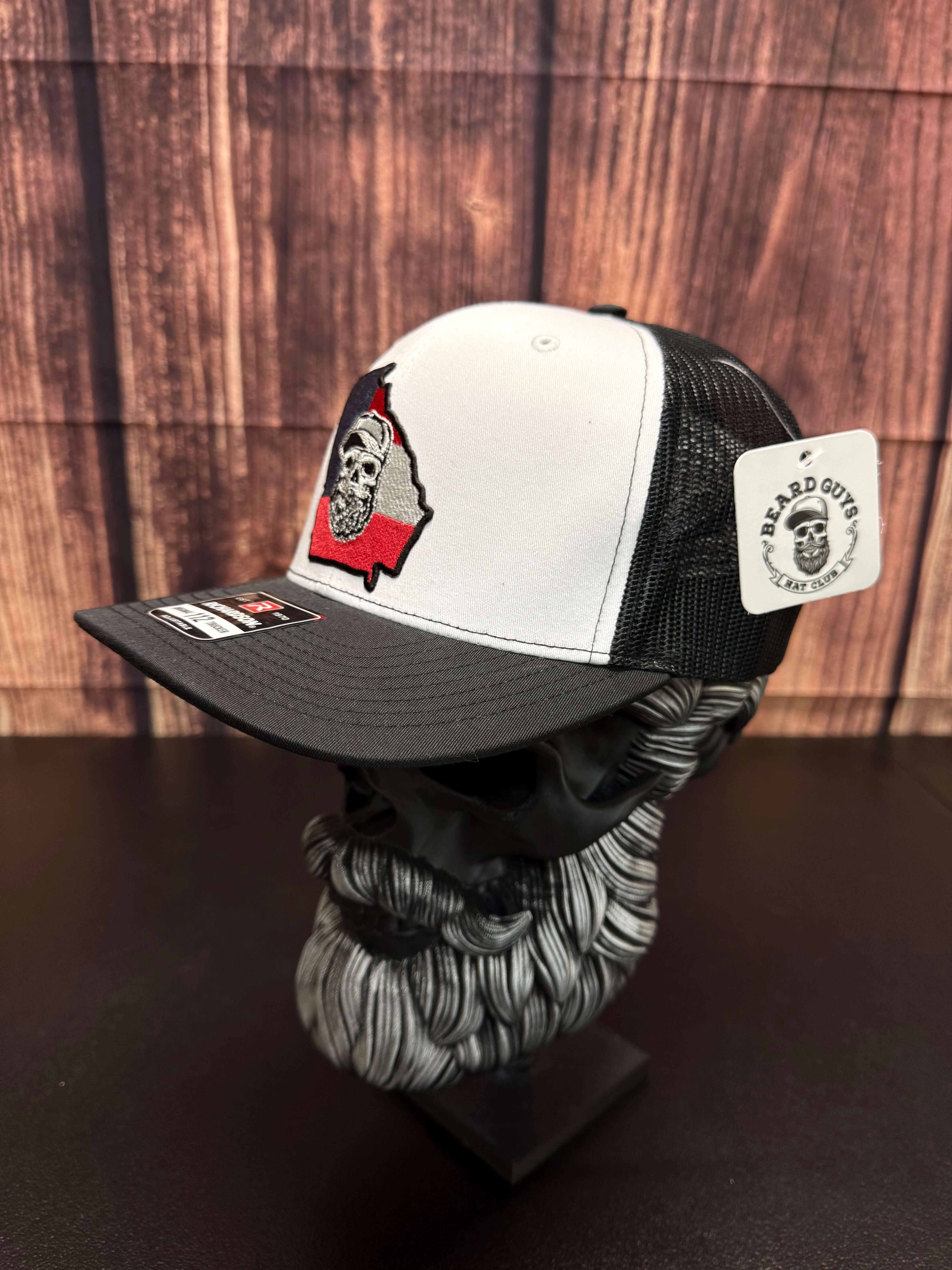Georgia Beard Skull State Richardson Hat For The GA Guys