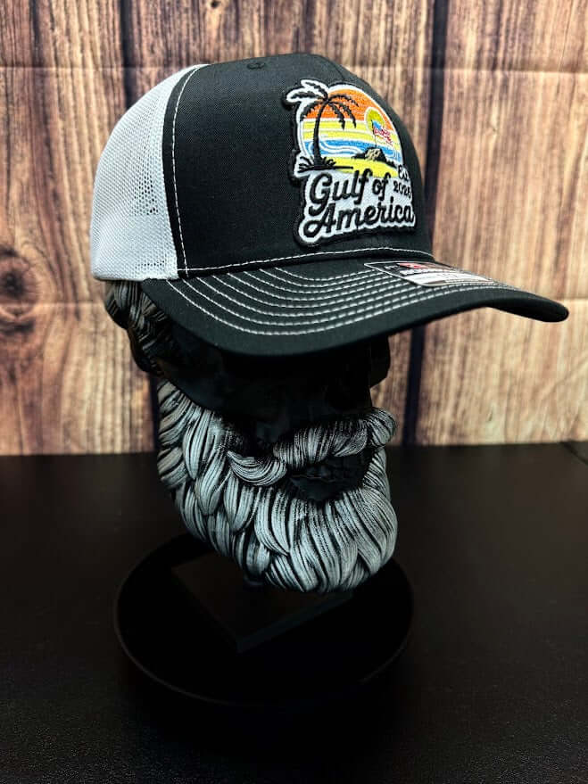 Gulf Of American 2025 Embroidered Patch Trucker Hat