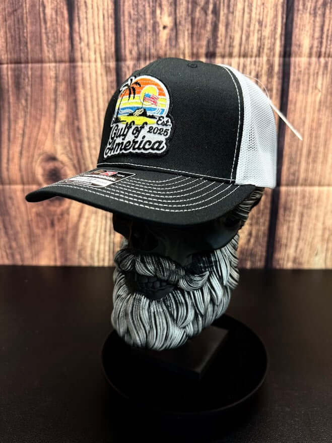 Gulf Of American 2025 Embroidered Patch Trucker Hat