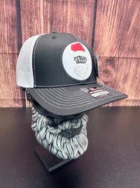 Holiday Skull Trucker Hat –Bearded Santa Christmas Beard Season Beard Guys Hat Club