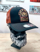 Live Is Better With A Beard Trucker Hat Snap Back Cap, Front view