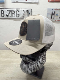 Fear The Beard Leather Patch Trucker Hat Snapback Cap