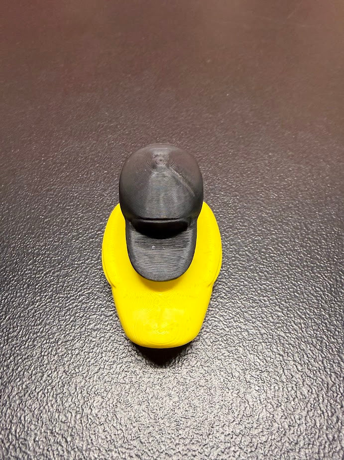 Bearded Duck – 3D Printed Plastic Collectible Rubber Duck