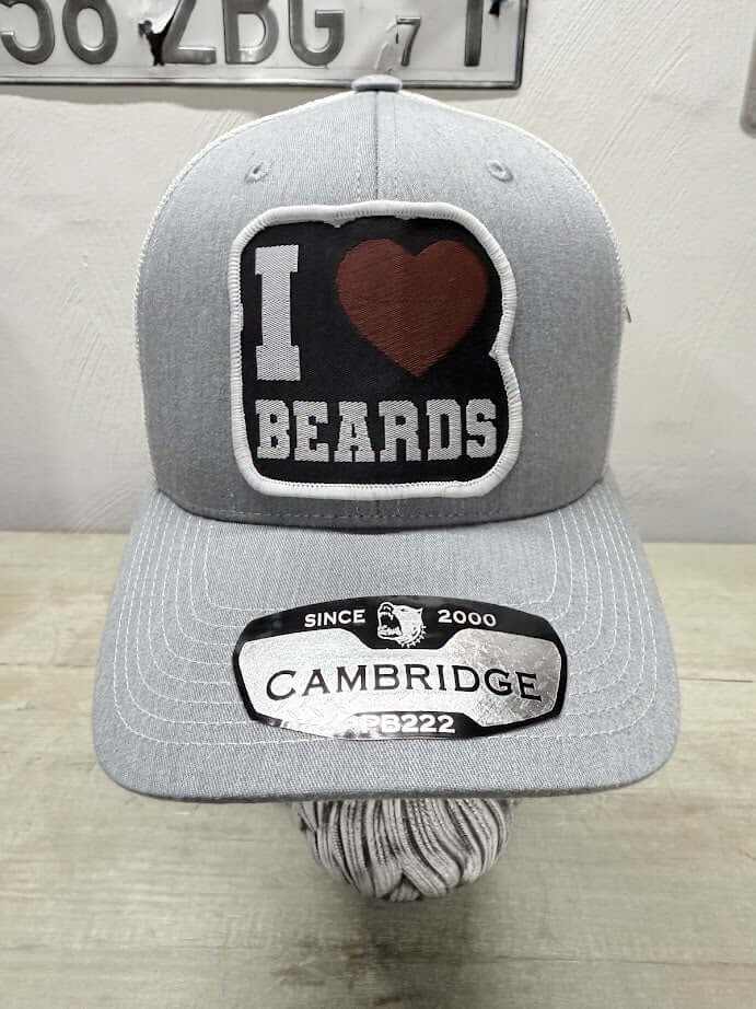 I Love Beards Trucker Hat - Fun & Unique Gift Idea