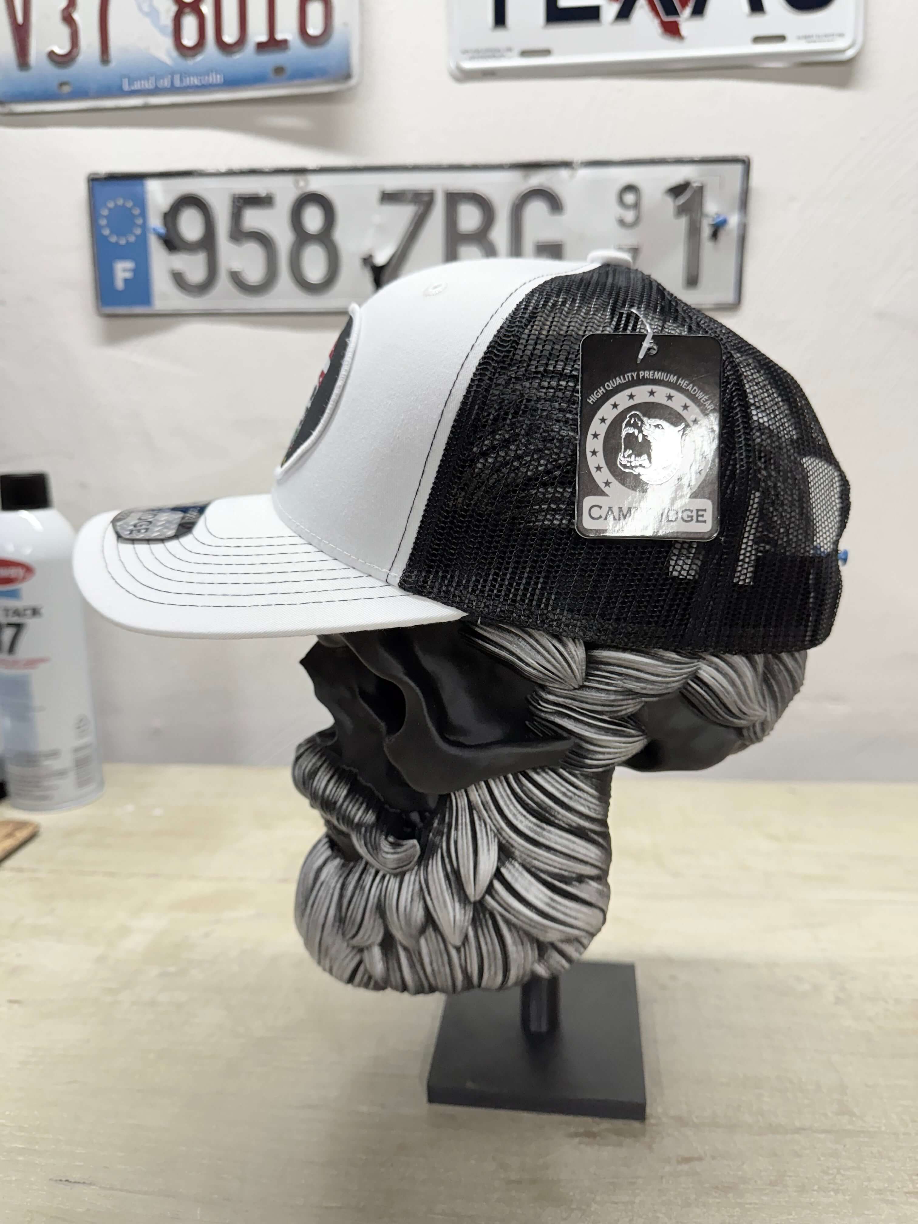 Christmas Skull Trucker Hat