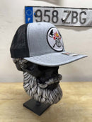 Fireman Cap for Bearded Men Beard Skull Fireman Trucker Hat