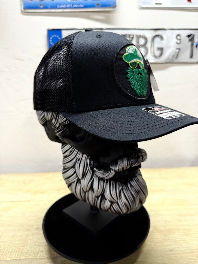 Weed Man Beard Trucker Hat – Fun Gift for Beard Lovers