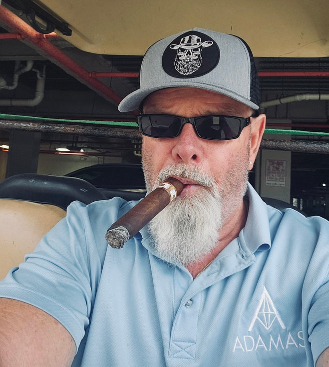 Bearded Skull Cowboy Richardson Trucker Hat For Beard Guys