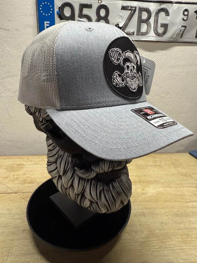 Bearded Skull Weight Lifting Workout Trucker Hat