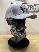 USA Bearded Skull Patriot Patch On Trucker Hat Great For 4th of July