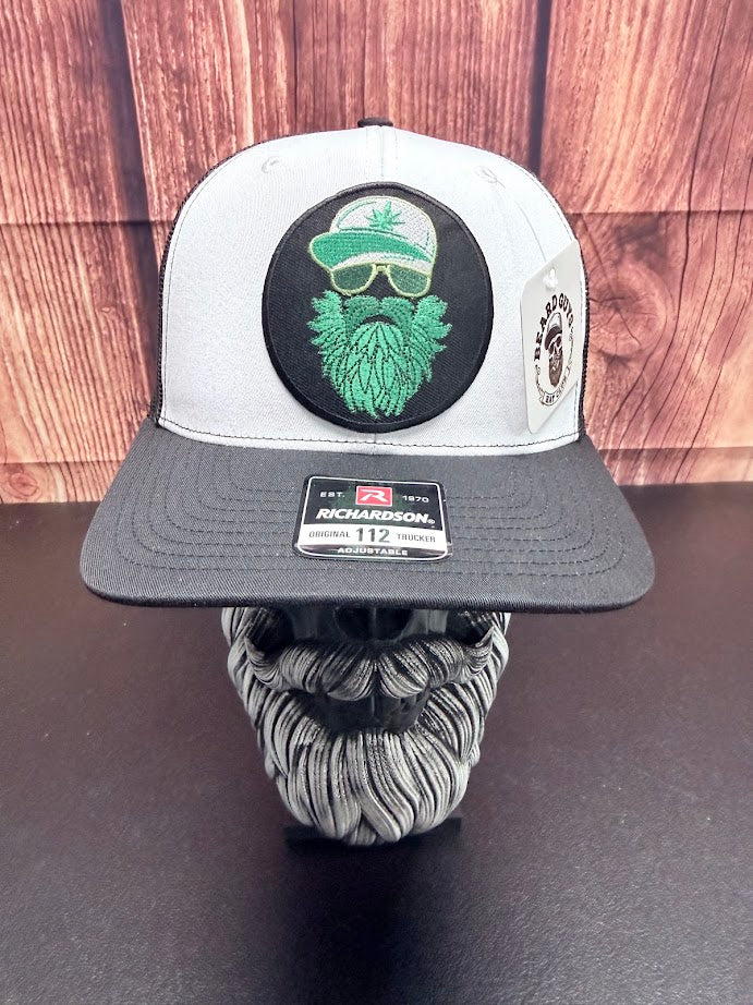 Weed Man Beard Trucker Hat – Fun Gift for Beard Lovers