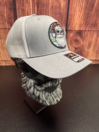 Bearded Santa Skull Holiday Beardmas Edition Richardson Hat